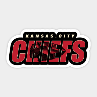 Kansas City Chiefs 2 by Buck Tee Sticker